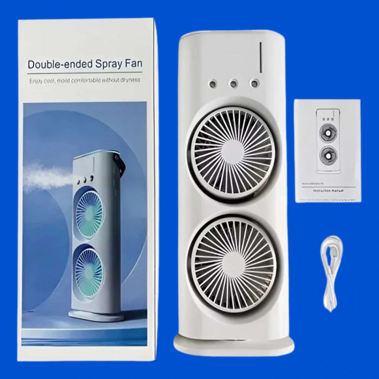 Rechargeable Double-Ended Spray Fan
