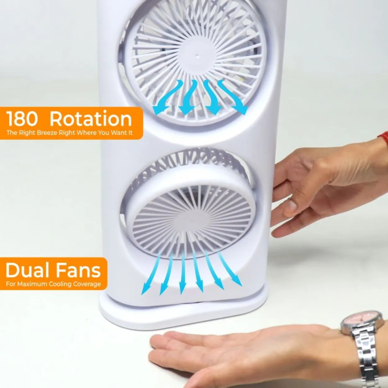 Rechargeable Double-Ended Spray Fan