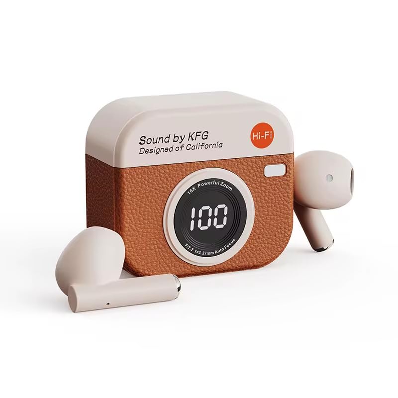 Q86 Retro Camera Design TWS Bluetooth Earbuds BD Price