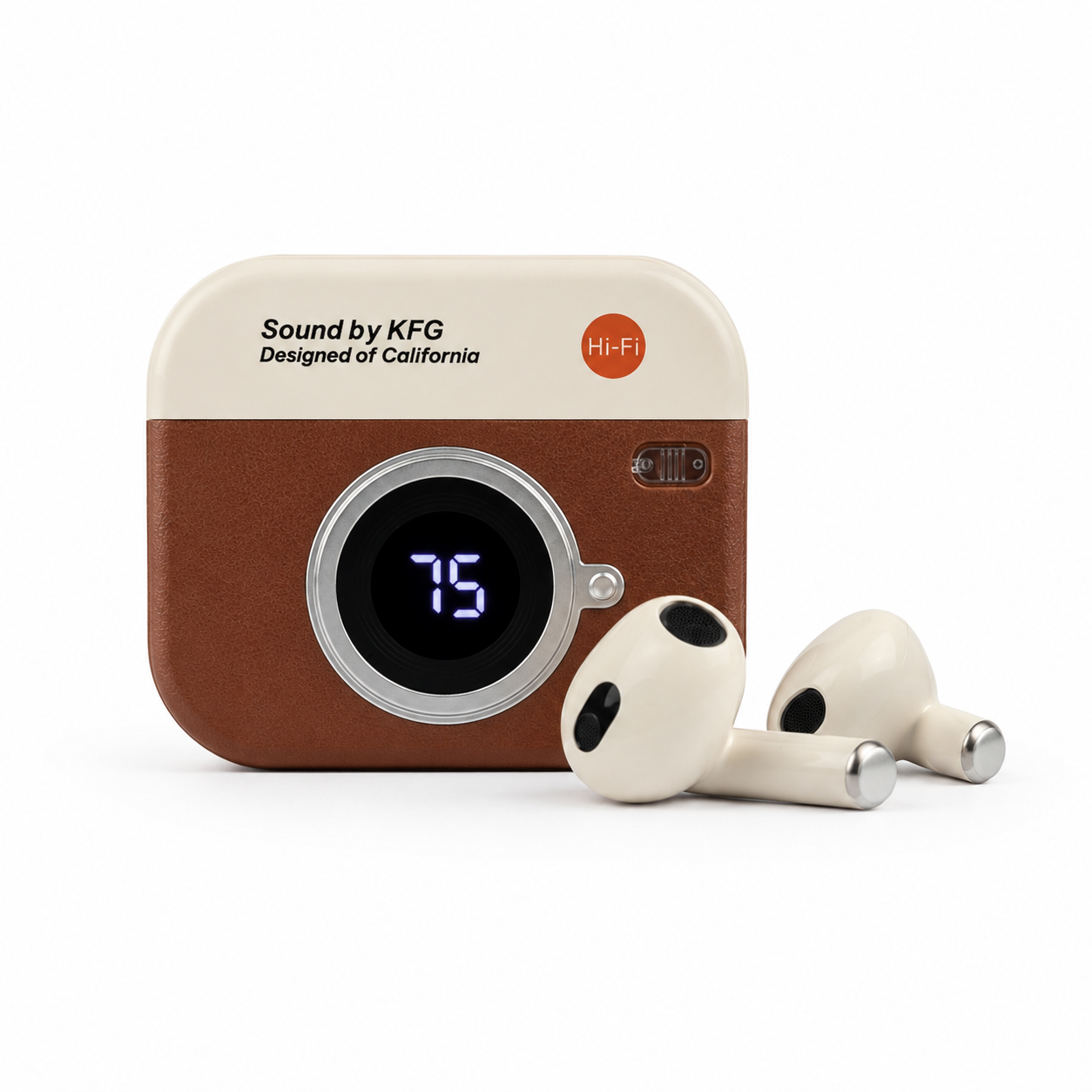 Q86 Retro Camera Design TWS Bluetooth Earbuds BD Price