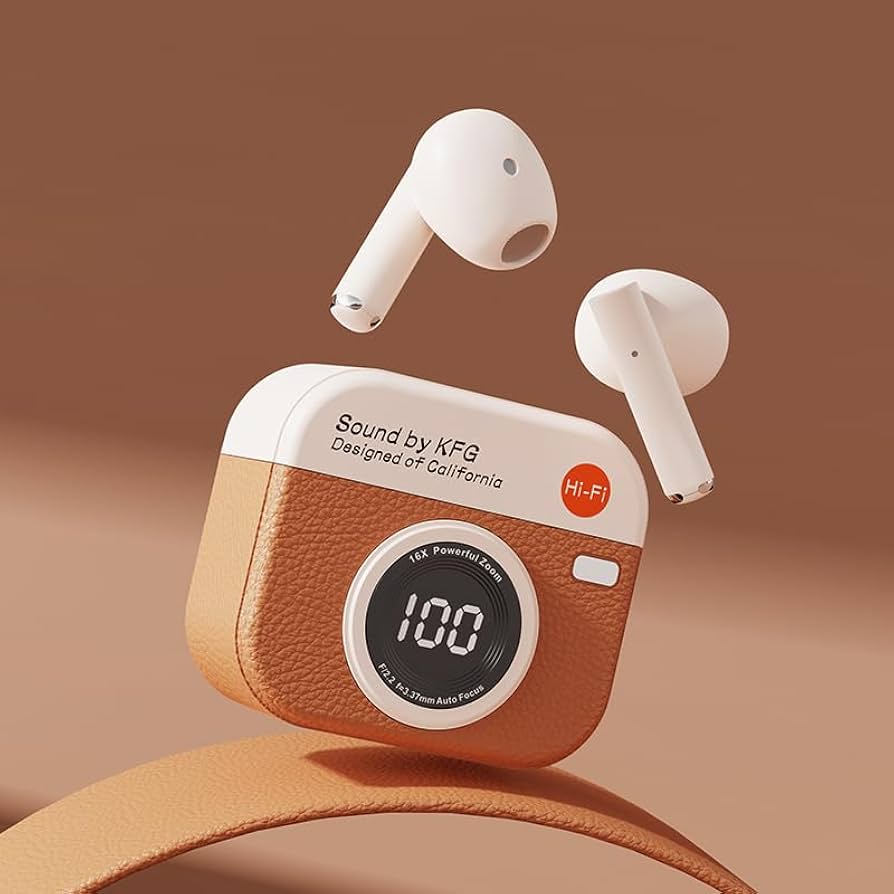 Q86 Retro Camera Design TWS Bluetooth Earbuds BD Price