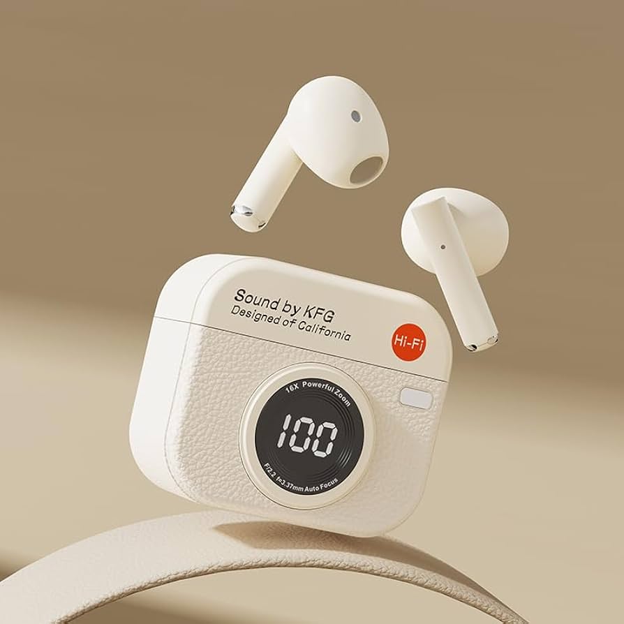 Q86 Retro Camera Design TWS Bluetooth Earbuds BD Price
