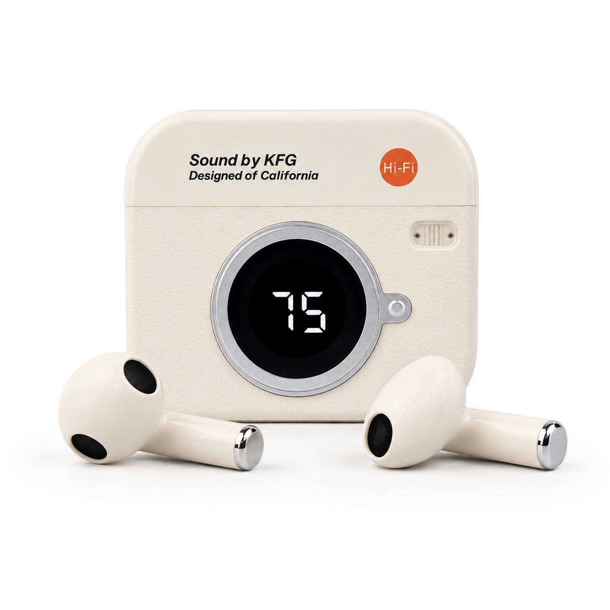 Q86 Retro Camera Design TWS Bluetooth Earbuds BD Price
