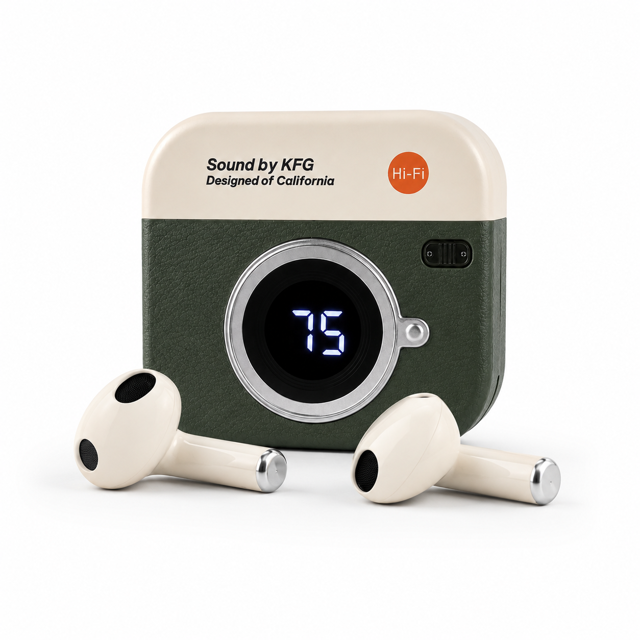 Q86 Retro Camera Design TWS Bluetooth Earbuds BD Price